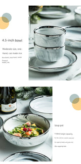 Elegant Ceramic Tableware Set for Stylish Home Gatherings - Julia M LifeStyles