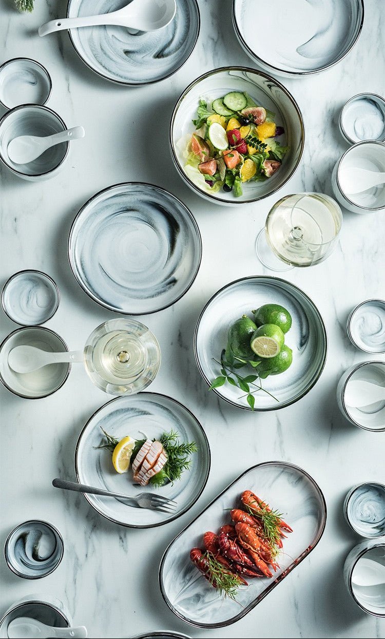 Elegant Ceramic Tableware Set for Stylish Home Gatherings - Julia M LifeStyles