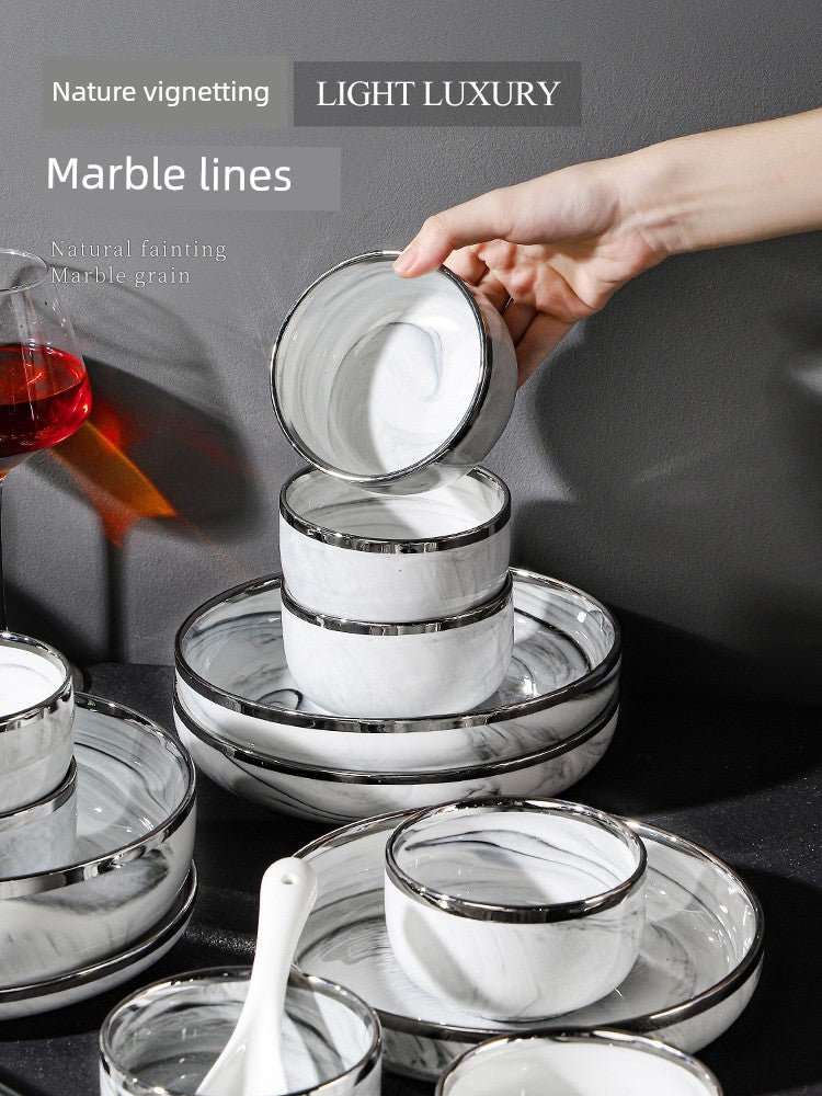 Elegant Ceramic Tableware Set for Stylish Home Gatherings - Julia M LifeStyles