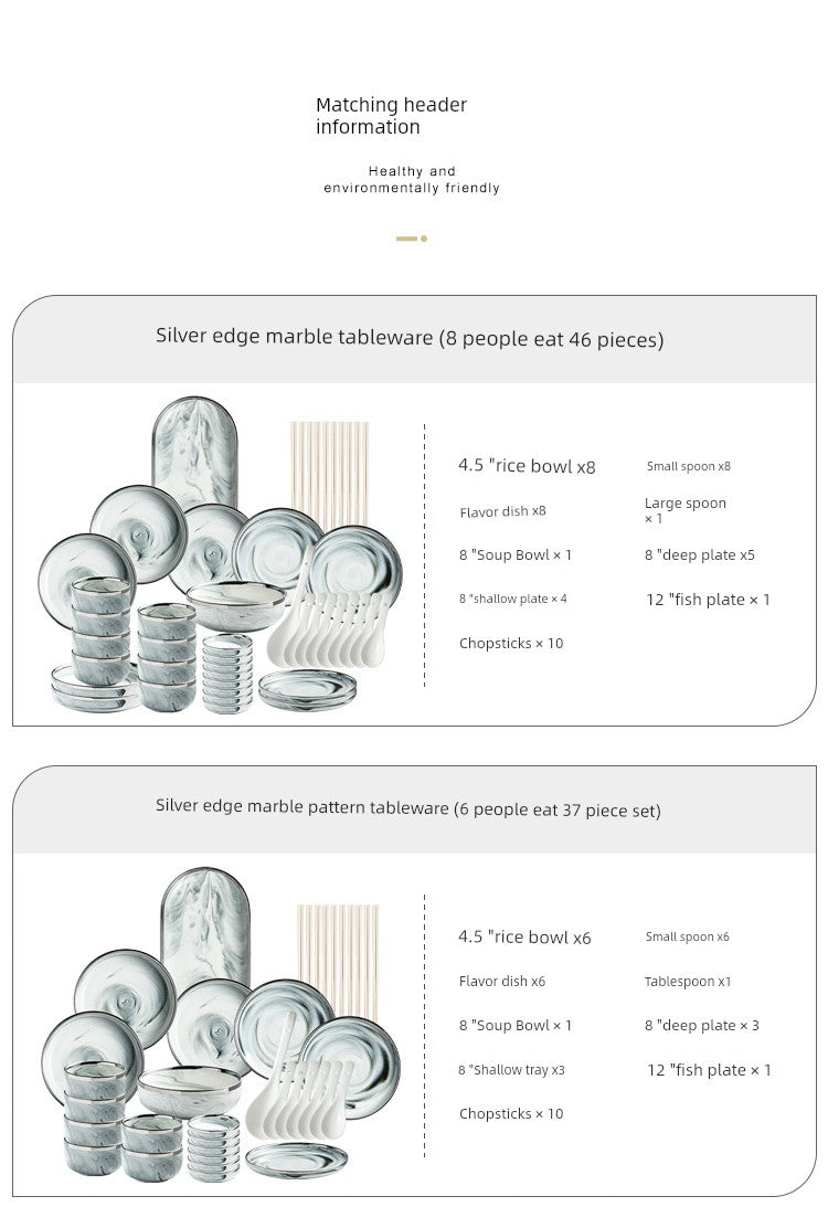 Elegant Ceramic Tableware Set for Stylish Home Gatherings - Julia M LifeStyles