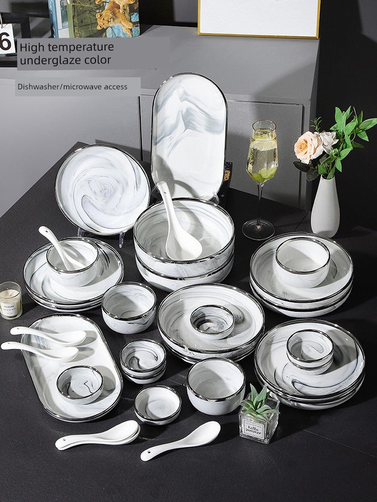 Elegant Ceramic Tableware Set for Stylish Home Gatherings - Julia M LifeStyles