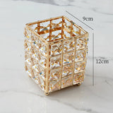 Elegant Crystal Tissue Box and Remote Control Holder - Julia M LifeStyles