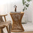 Elegant Round Metal Coffee Table coffee tables Julia M Home & Kitchen 45X45X56CM  