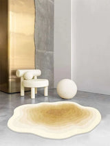 Elegant Shaped Polyester Living Room Carpets - Julia M LifeStyles