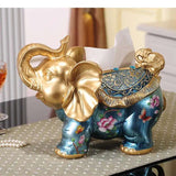 Elephant Resin Tissue Box Holder 🐘 - Julia M LifeStyles