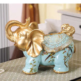 Elephant Resin Tissue Box Holder 🐘 - Julia M LifeStyles