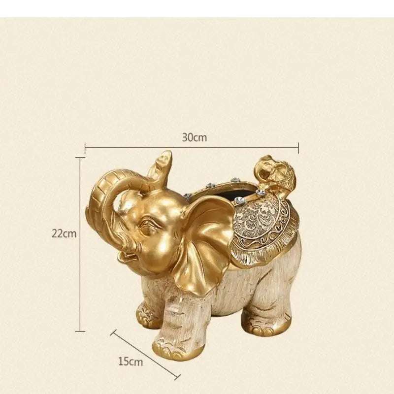 Elephant Resin Tissue Box Holder 🐘 - Julia M LifeStyles