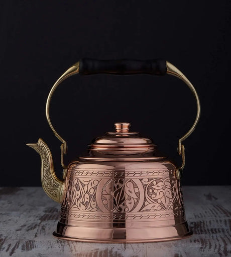 Engraved Handmade Stovetop Teapot - 1.6 Quarts by Julia M Home & Kitchen - Julia M LifeStyles