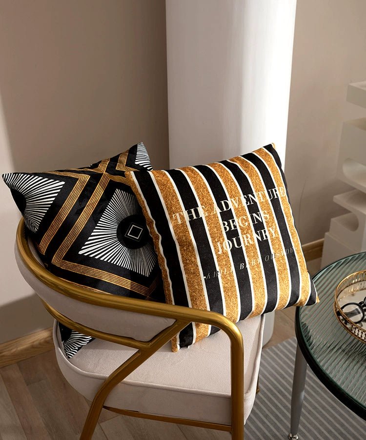 European Retro Luxury Geometric Pillow Cover - Julia M LifeStyles