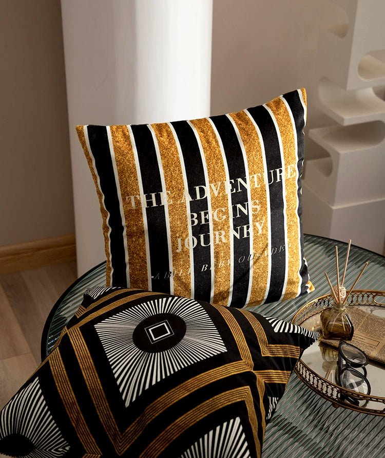 European Retro Luxury Geometric Pillow Cover - Julia M LifeStyles