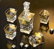 Luxury Golden Edge Crystal Whiskey Glass Set - Julia M LifeStyles