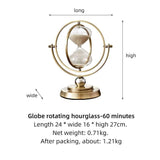 European Style Luxury White Sand Rotating Hourglass - Julia M LifeStyles