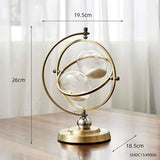 European Style Luxury White Sand Rotating Hourglass - Julia M LifeStyles