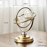 European Style Luxury White Sand Rotating Hourglass - Julia M LifeStyles