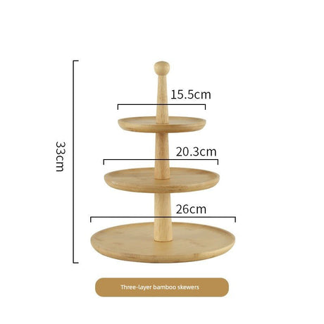 European Style Wood Dessert Table Display Rack 🍰🌿 - Julia M LifeStyles