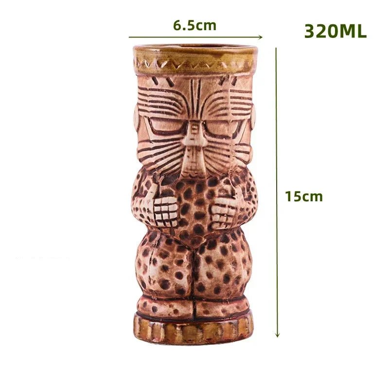 Exotic Tiki Ceramic Cocktail Mug - Julia M LifeStyles