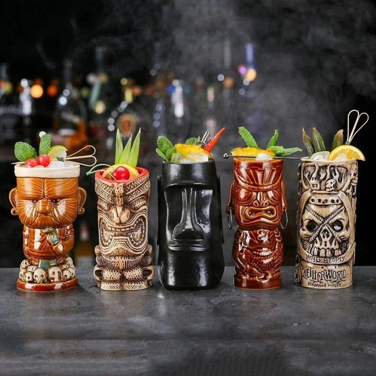 Exotic Tiki Ceramic Cocktail Mug - Julia M LifeStyles