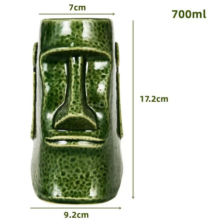 Exotic Tiki Ceramic Cocktail Glass 🍹 - Julia M LifeStyles