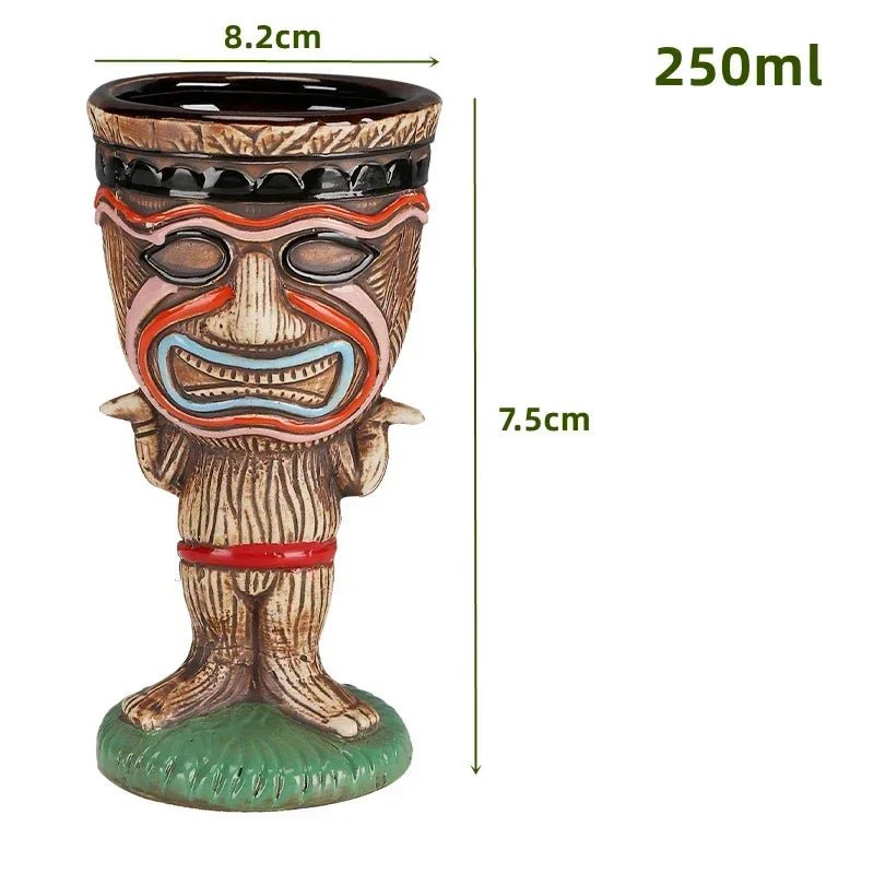 Exotic Tiki Ceramic Cocktail Mug - Julia M LifeStyles