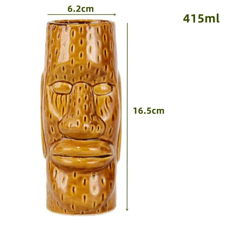 Exotic Tiki Ceramic Cocktail Mug - Julia M LifeStyles