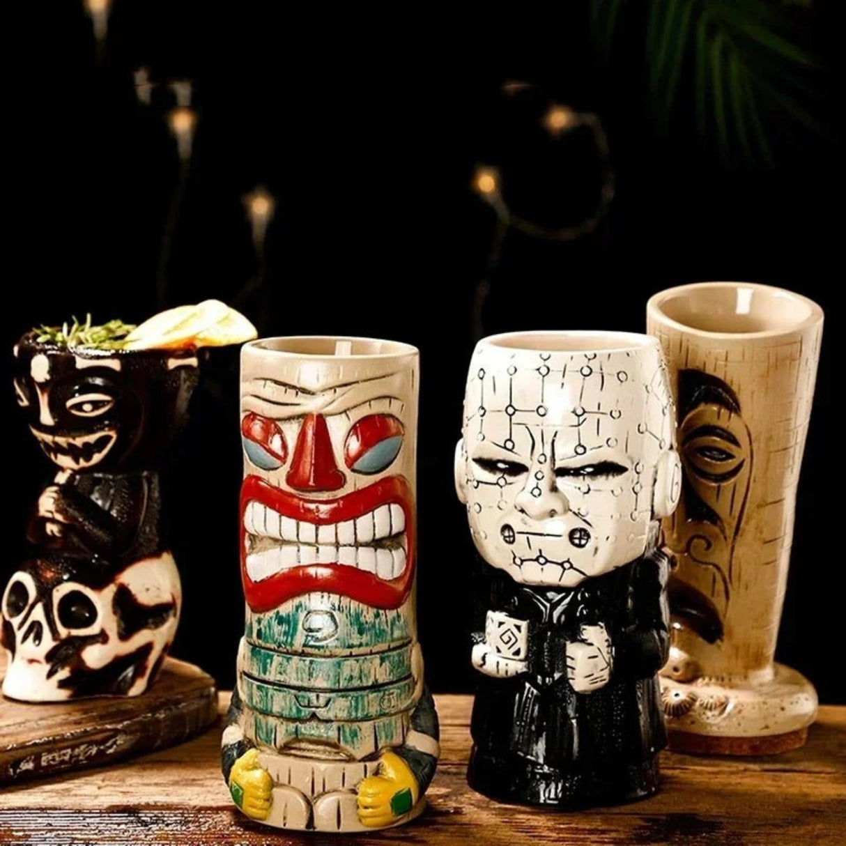 Exotic Tiki Ceramic Cocktail Mug - Julia M LifeStyles