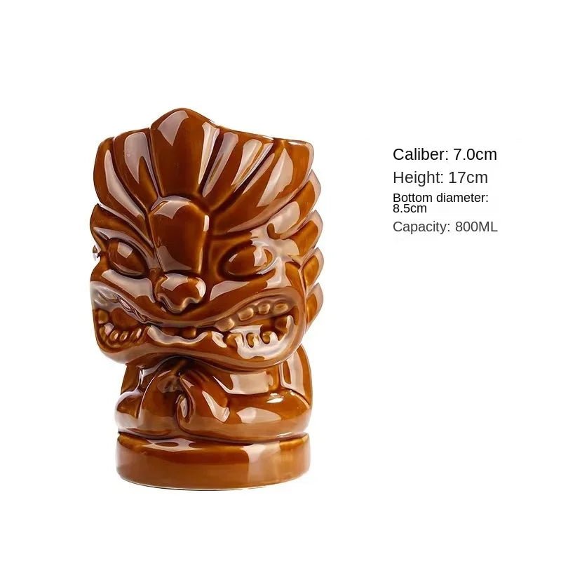 Exotic Tiki Ceramic Cocktail Mug - Julia M LifeStyles