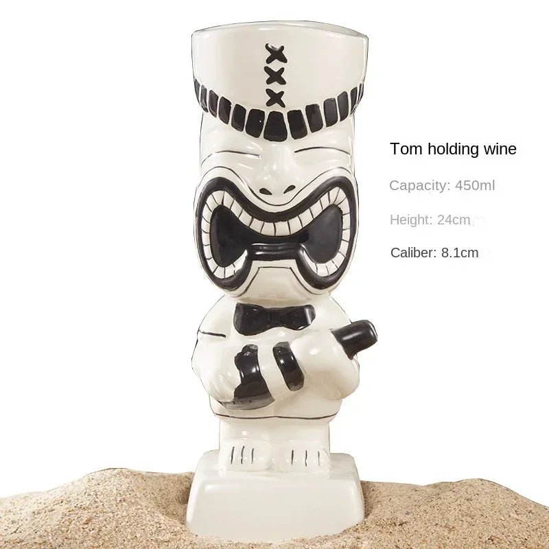 Exotic Tiki Ceramic Cocktail Mug - Julia M LifeStyles