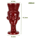 Exotic Tiki Ceramic Cocktail Glass 🍹 - Julia M LifeStyles