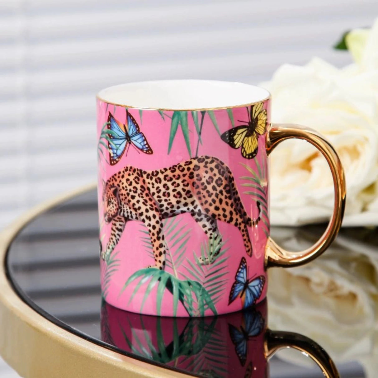 Exquisite European Bone China Coffee Cup Set in Luxury Gift Box - Julia M LifeStyles