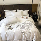 Exquisite Floral Elegance 1000TC Egyptian Cotton Bedding Set - Julia M LifeStyles