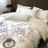 Exquisite Floral Elegance 1000TC Egyptian Cotton Bedding Set - Julia M LifeStyles