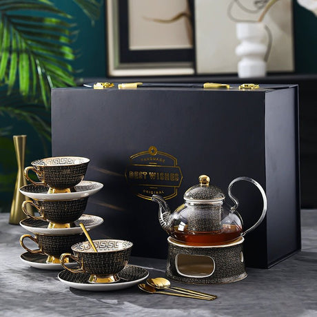 Fancy Accessible Luxury Bone China Coffee Cup High - Grade Exquisite Ceramic European Tea Cup Tea Set Cup Classy Gift Set - Julia M LifeStyles