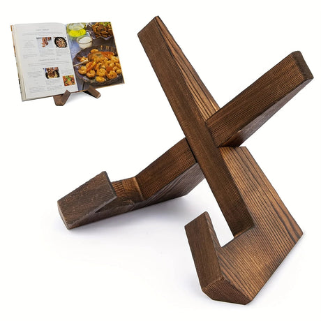 Farmhouse Wooden Cookbook Stand - Julia M LifeStyles