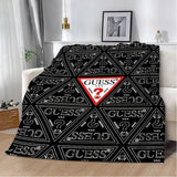 Fashion Letter G-Guesses Printed Blanket Picnic Blankets Warm Blanket Soft and Comfortable Blanket Home Travel Birthday Gift - Julia M LifeStyles