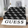 Fashion Letter G-Guesses Printed Blanket Picnic Blankets Warm Blanket Soft and Comfortable Blanket Home Travel Birthday Gift - Julia M LifeStyles