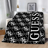 Fashion Letter G-Guesses Printed Blanket Picnic Blankets Warm Blanket Soft and Comfortable Blanket Home Travel Birthday Gift - Julia M LifeStyles