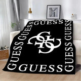 Fashion Letter G-Guesses Printed Blanket Picnic Blankets Warm Blanket Soft and Comfortable Blanket Home Travel Birthday Gift - Julia M LifeStyles