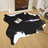 Faux Fur Animal Cow Hide Carpet,Sturdy and Large Size Cow Print Rugs, Suitable for Bedroom Living Room Western Decor - Julia M LifeStyles