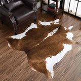 Sturdy Faux Fur Cow Print Rug for Bedroom and Living Room Decor - Julia M LifeStyles