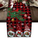 Festive Linen Christmas Table Runner - Julia M LifeStyles