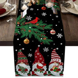 Festive Linen Christmas Table Runner - Julia M LifeStyles