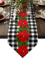 Festive Linen Christmas Table Runners - Julia M LifeStyles