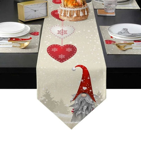 Festive Linen Christmas Table Runners - Julia M LifeStyles