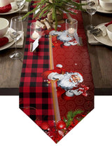 Festive Linen Christmas Table Runners - Julia M LifeStyles