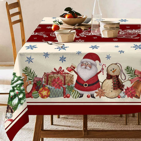 Festive Snowflake Tablecloth - Julia M LifeStyles