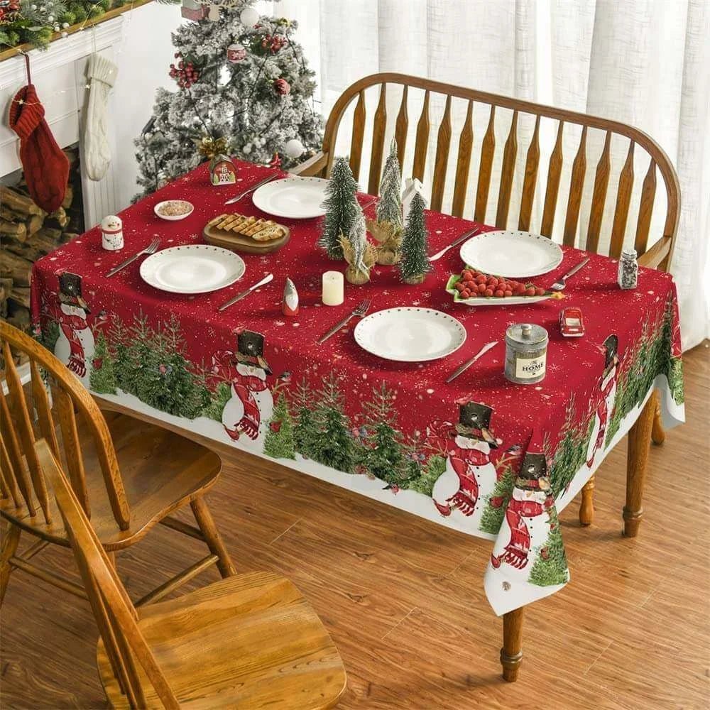 Festive Snowflake Tablecloth - Julia M LifeStyles