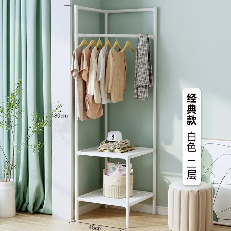 Floor bedroom clothes rack - Julia M LifeStyles