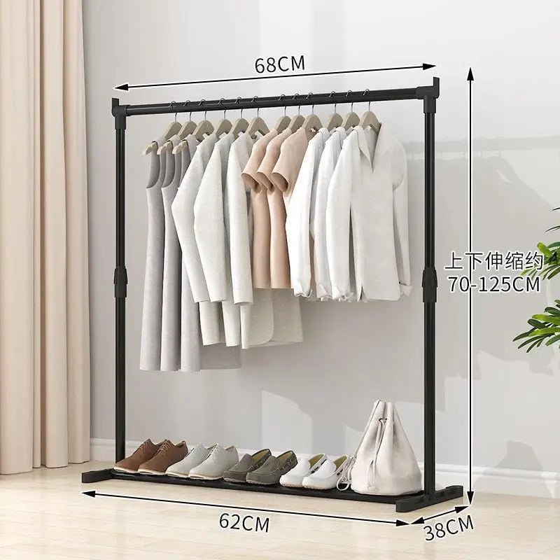 Floor bedroom clothes rack - Julia M LifeStyles