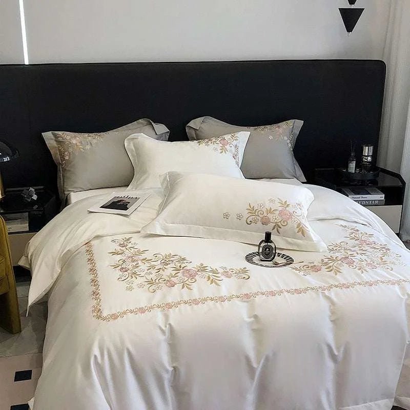 Floral Cotton Bedding Set - Julia M LifeStyles