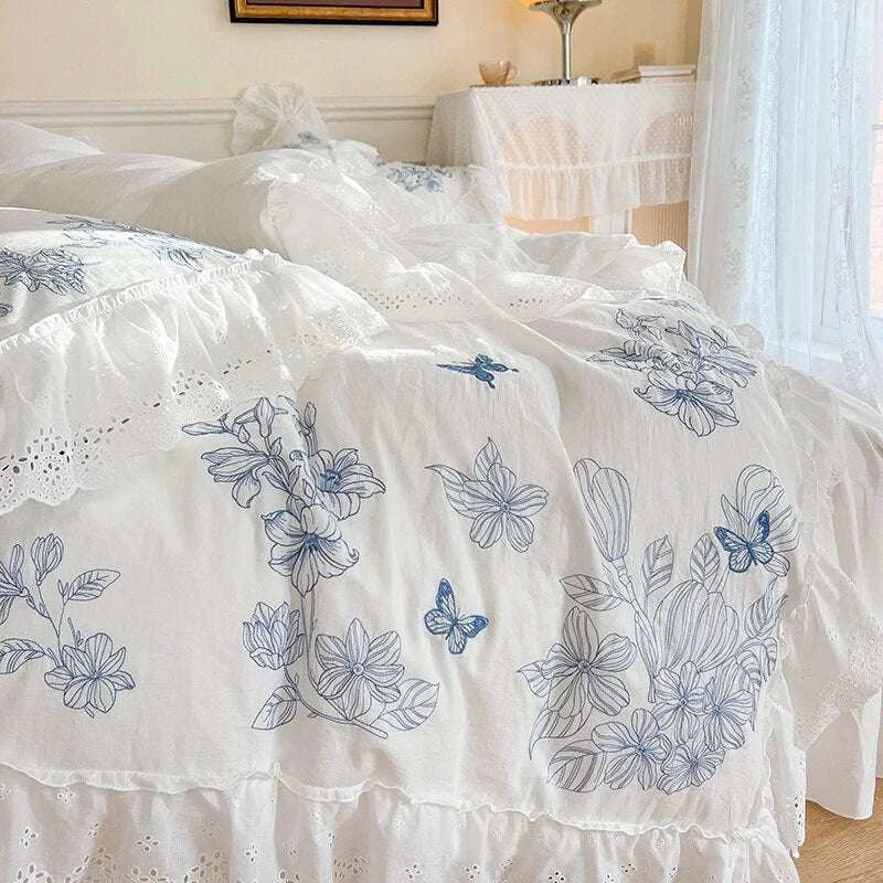 Floral Dream - 100% Washed Cotton Bedding - Julia M LifeStyles